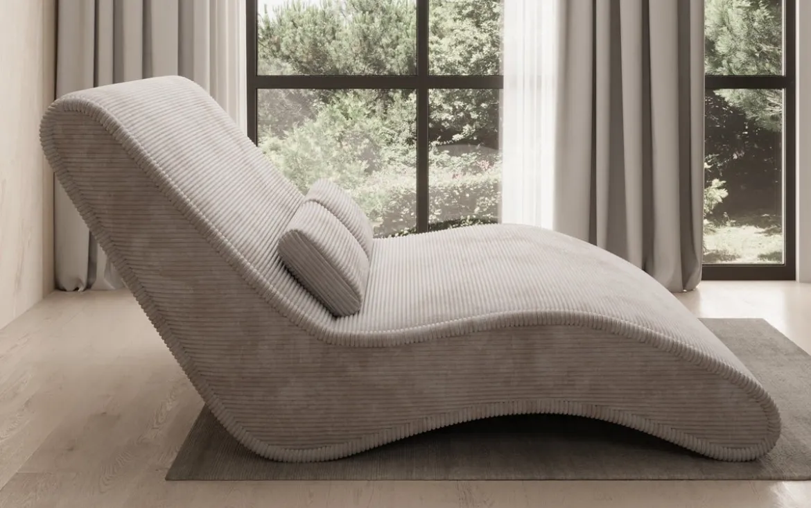 Designer Relax-Liege Lunaris 120 in Cord
