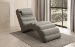Designer Relax-Liege Malina in Echtleder