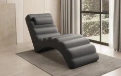 Designer Relax-Liege Malina in Echtleder