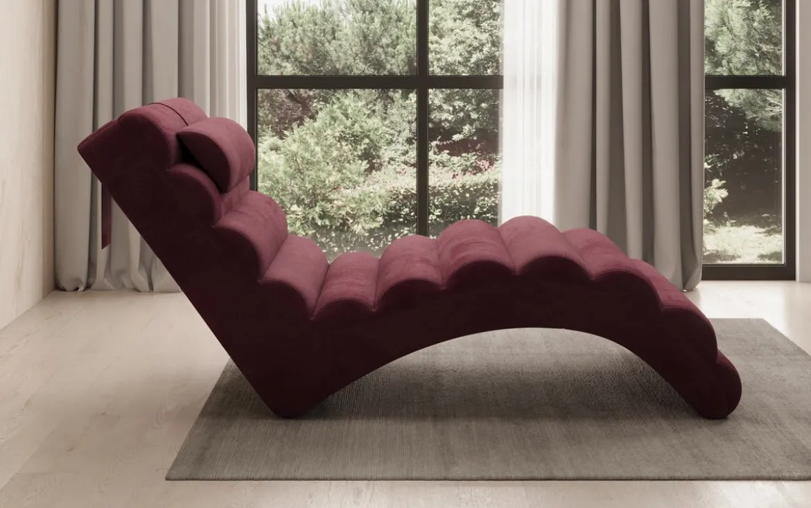 Designer Relax-Liege Malina in Samt