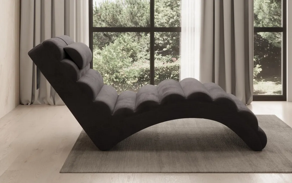 Designer Relax-Liege Malina in Samt