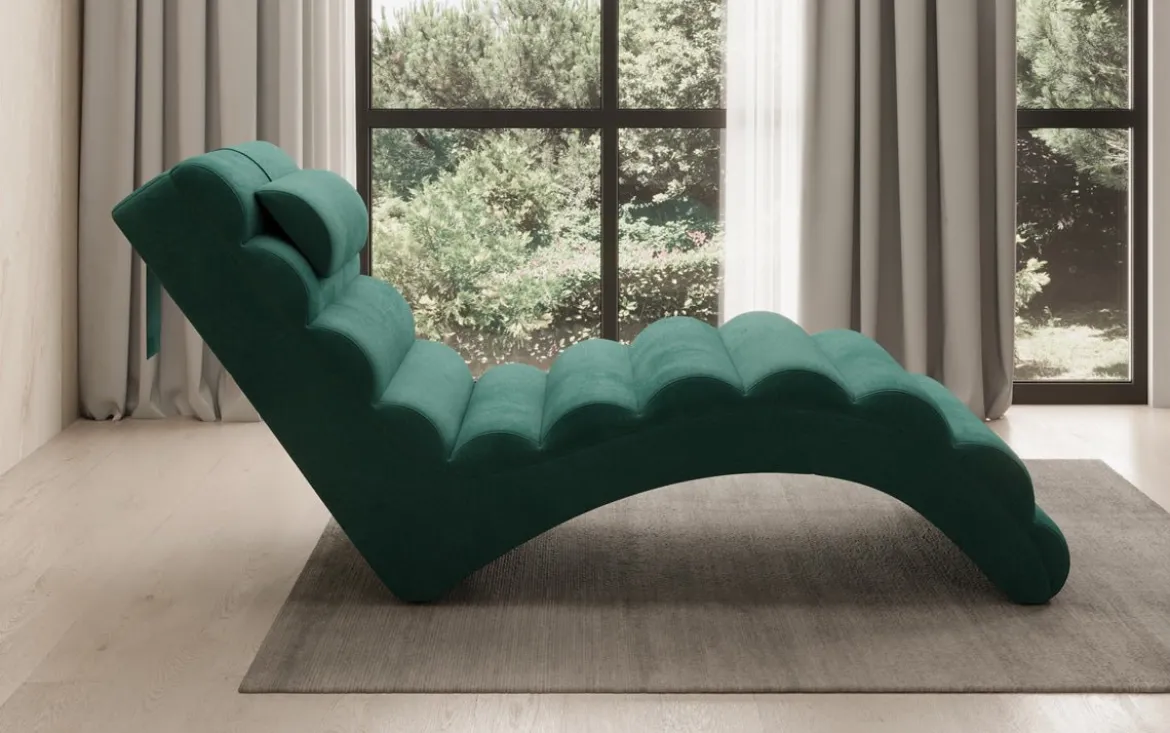 Designer Relax-Liege Malina in Samt