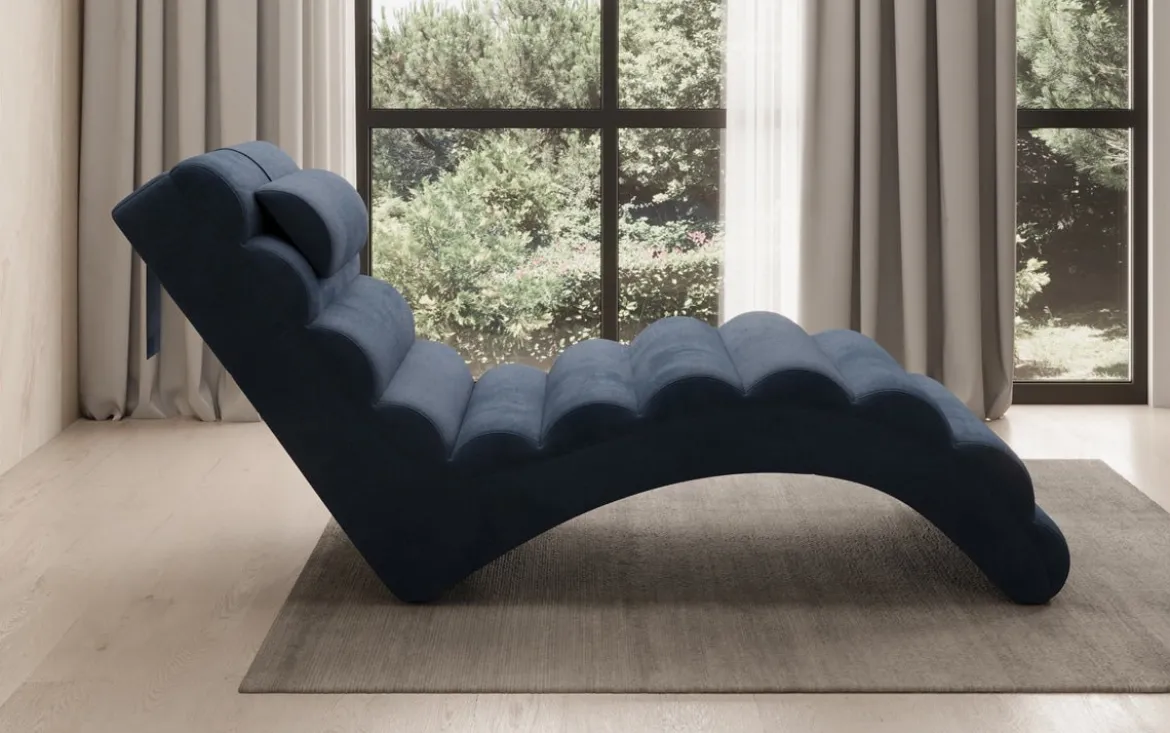 Designer Relax-Liege Malina in Samt