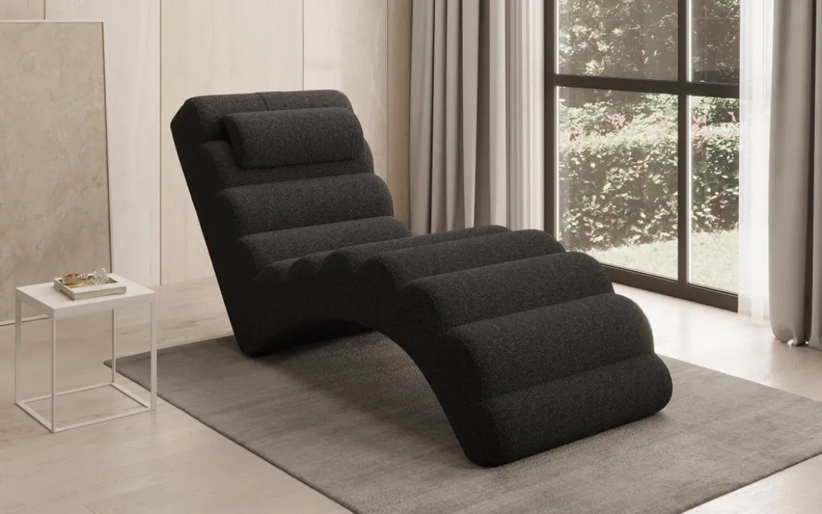 Designer Relax-Liege Malina in Bouclé