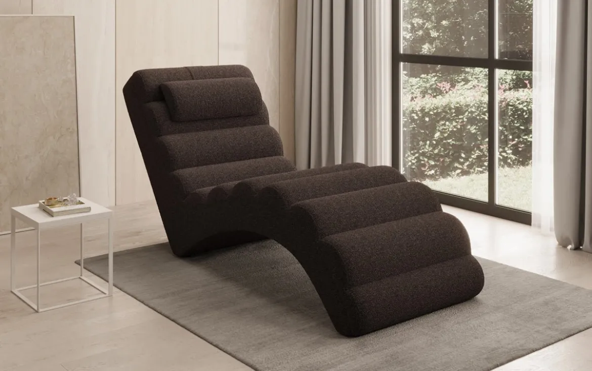 Designer Relax-Liege Malina in Bouclé
