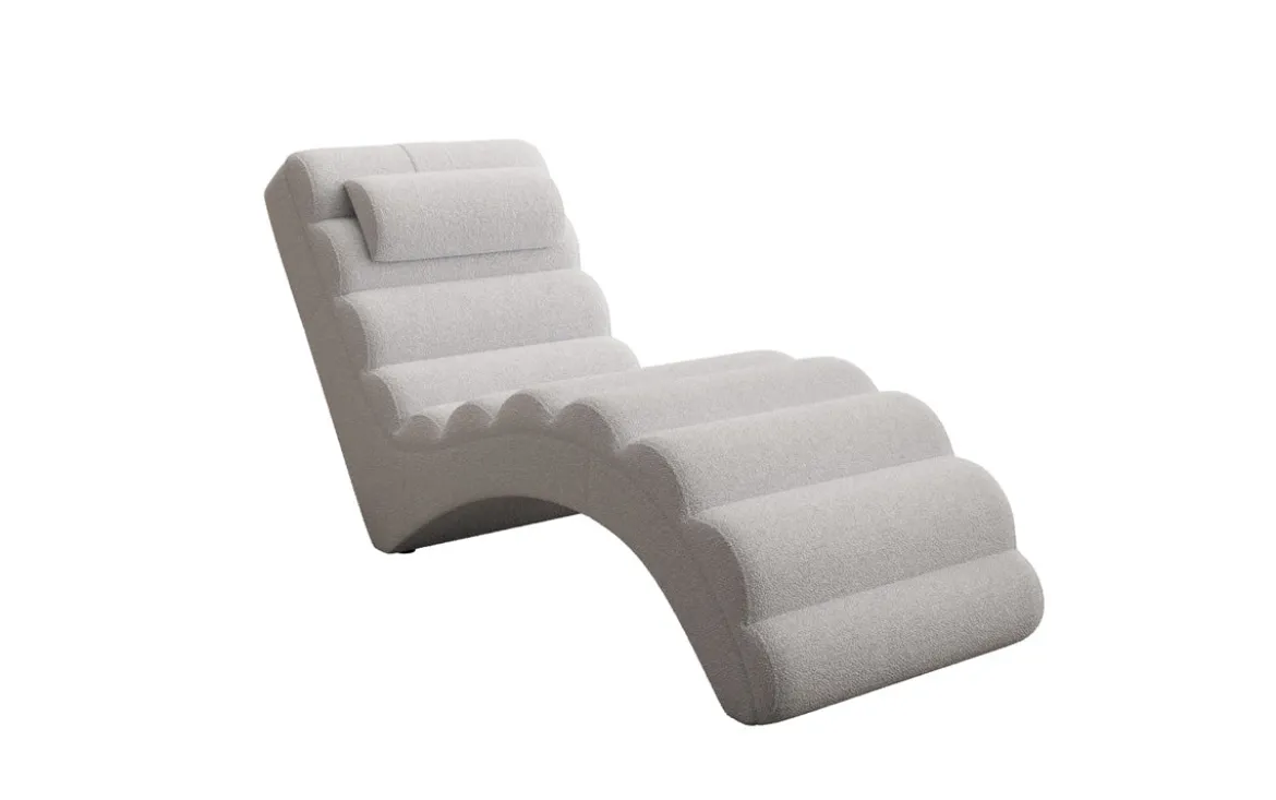 Designer Relax-Liege Malina in Bouclé