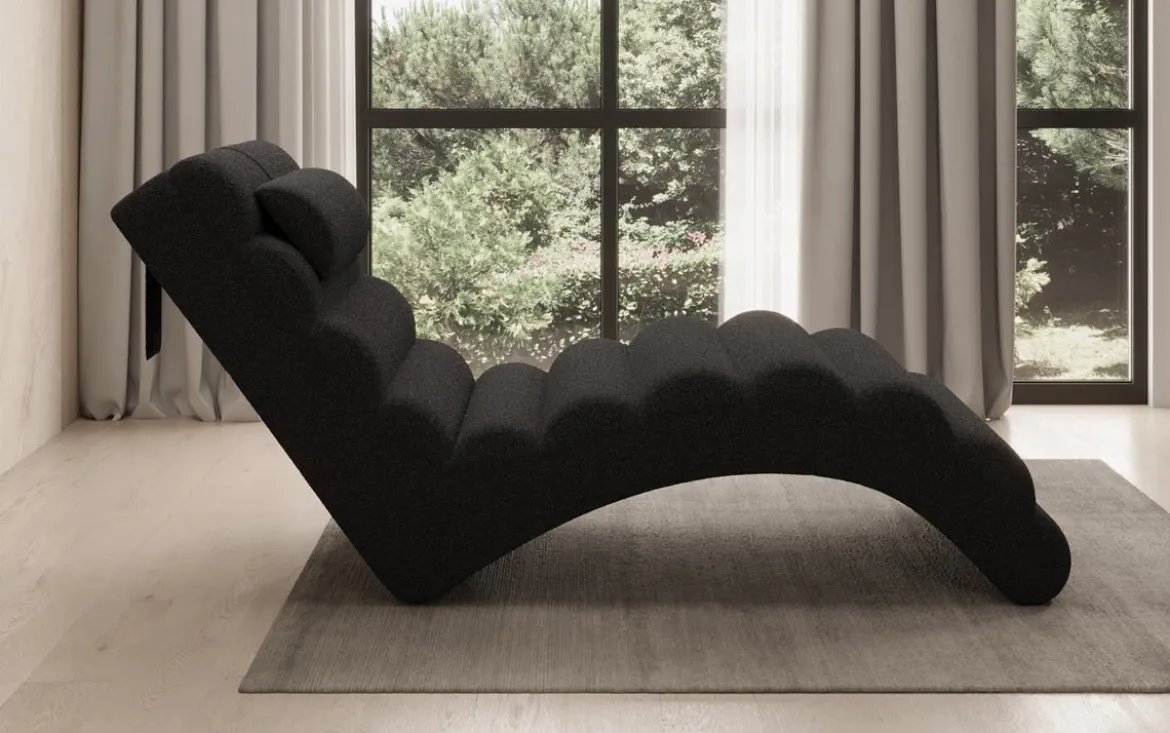 Designer Relax-Liege Malina in Bouclé