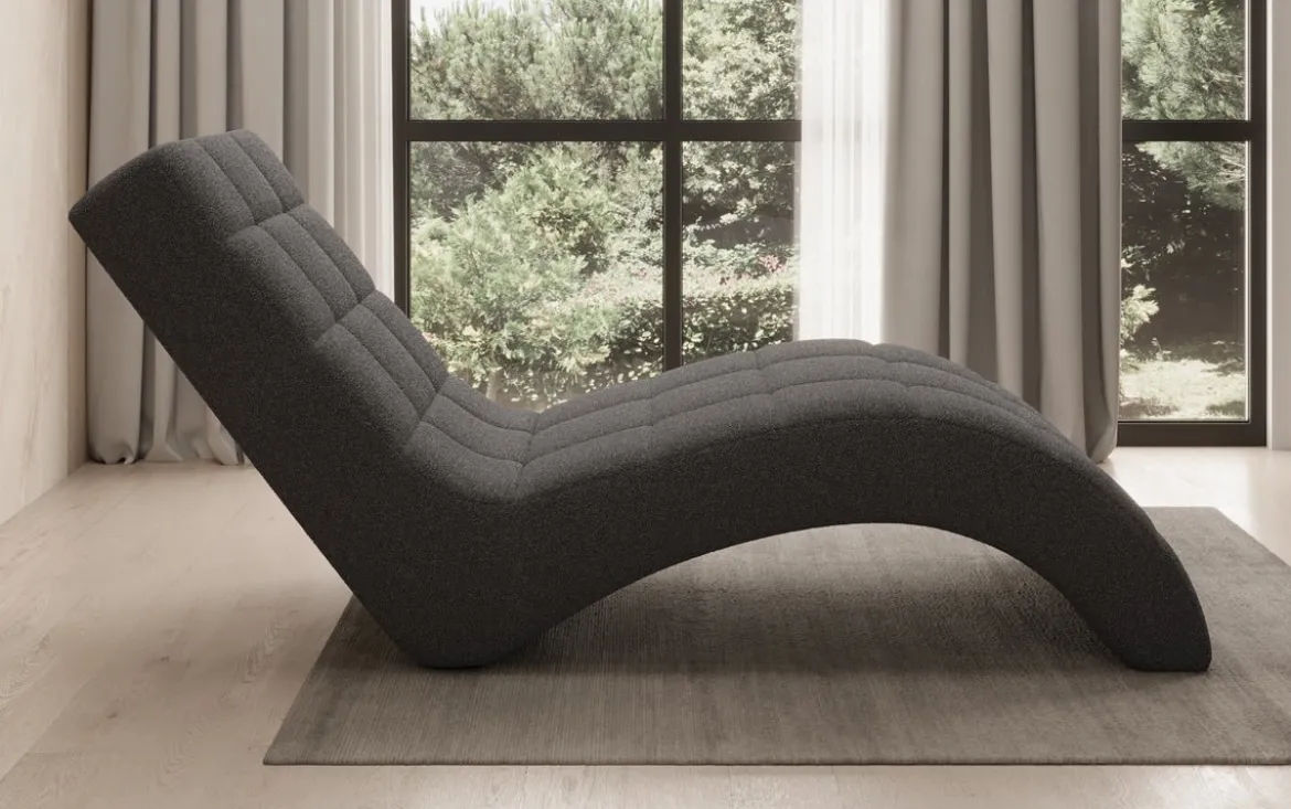 Designer Relax-Liege Nela in Bouclé