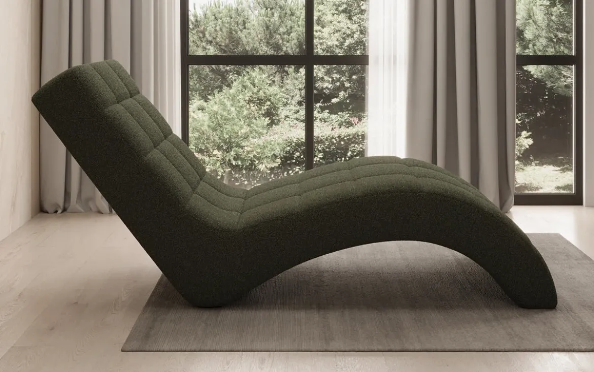 Designer Relax-Liege Nela in Bouclé