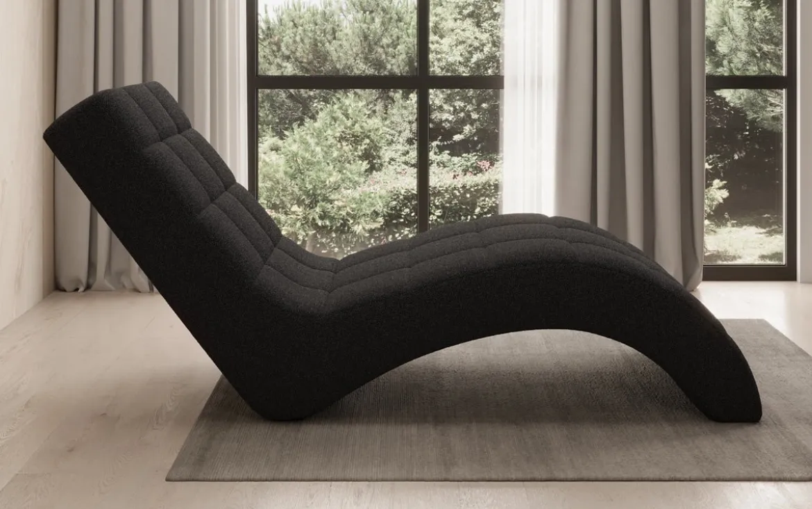 Designer Relax-Liege Nela in Bouclé