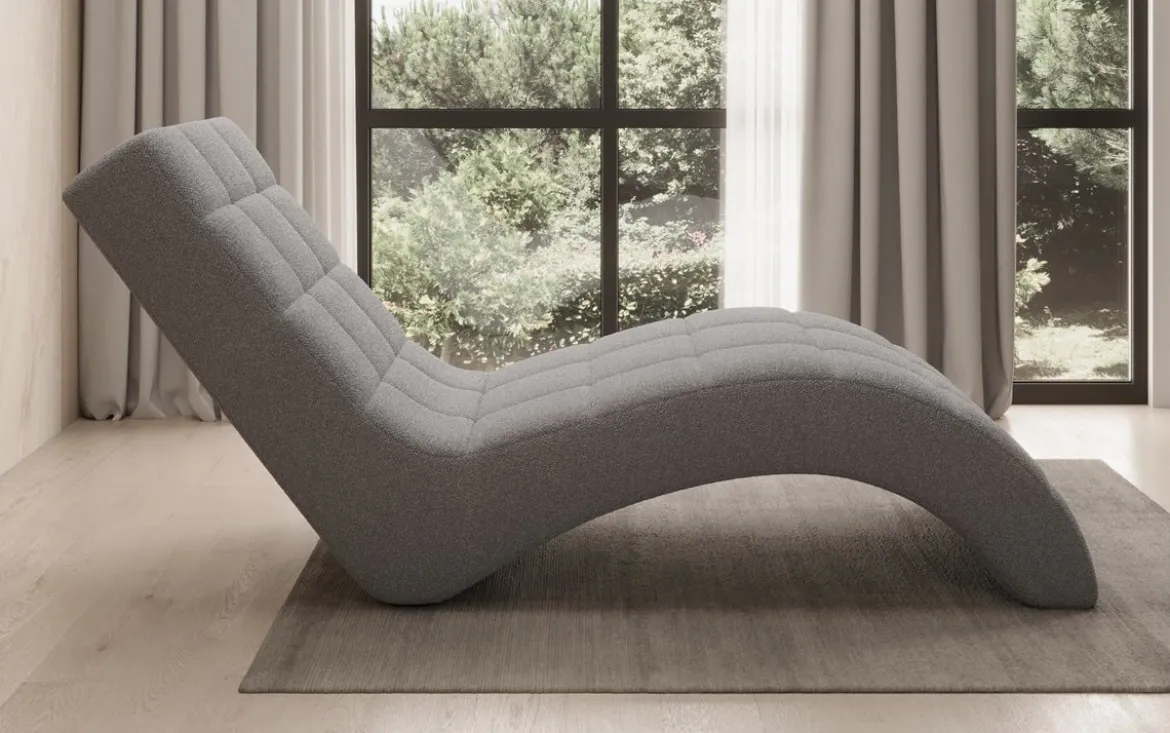 Designer Relax-Liege Nela in Bouclé
