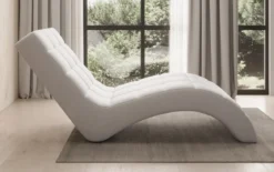 Designer Relax-Liege Nela in Echtleder