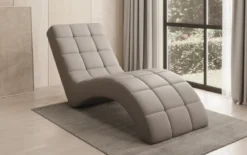 Designer Relax-Liege Nela in Echtleder