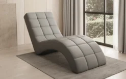 Designer Relax-Liege Nela in Echtleder