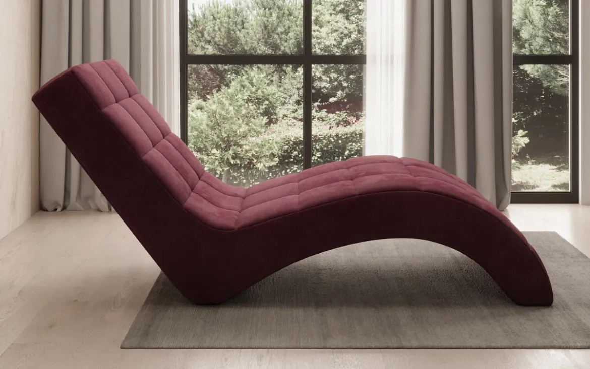 Designer Relax-Liege Nela in Samt
