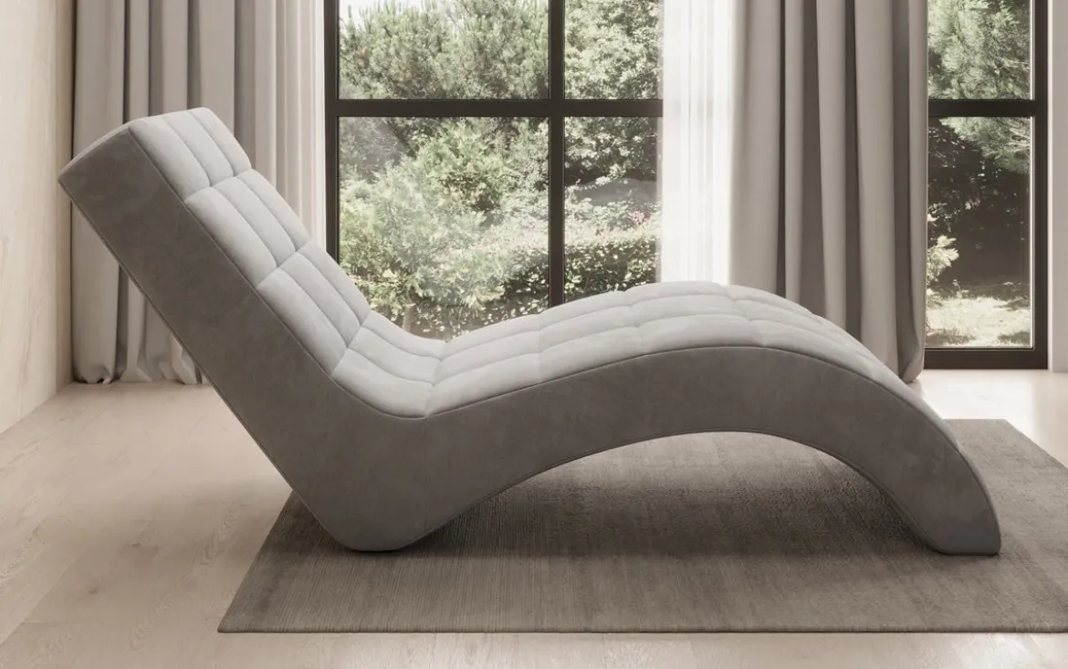 Designer Relax-Liege Nela in Samt