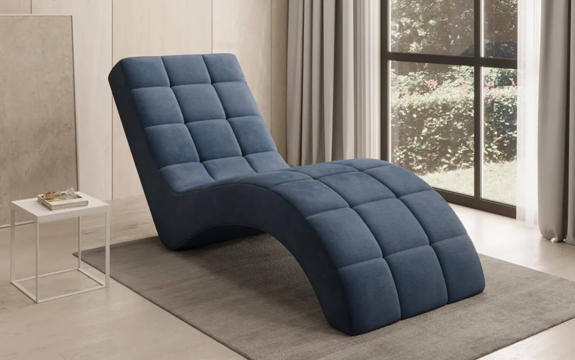 Designer Relax-Liege Nela in Samt
