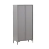 Designer Schrank Piring - in schlichtem Grau