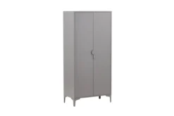 Designer Schrank Piring - in schlichtem Grau