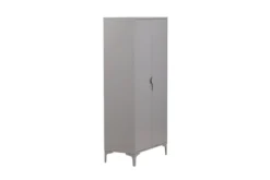 Designer Schrank Piring - in schlichtem Grau
