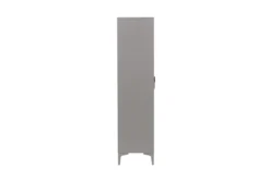 Designer Schrank Piring - in schlichtem Grau
