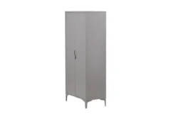 Designer Schrank Piring - in schlichtem Grau
