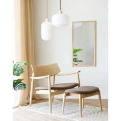 Designer Sessel Agnar aus Eiche
