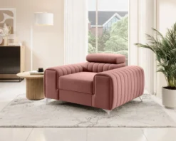 Designer Sessel Linuro mit verstellbarer Kopflehne