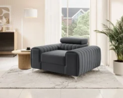 Designer Sessel Linuro mit verstellbarer Kopflehne