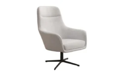 Designer Sessel Ren 360° Drehfunktion in Echtleder