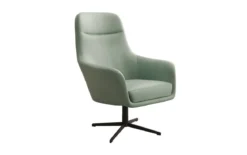Designer Sessel Ren 360° Drehfunktion in Echtleder
