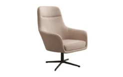 Designer Sessel Ren 360° Drehfunktion in Echtleder