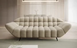 Designer 2 Sitzer Sofa Amora in Samt