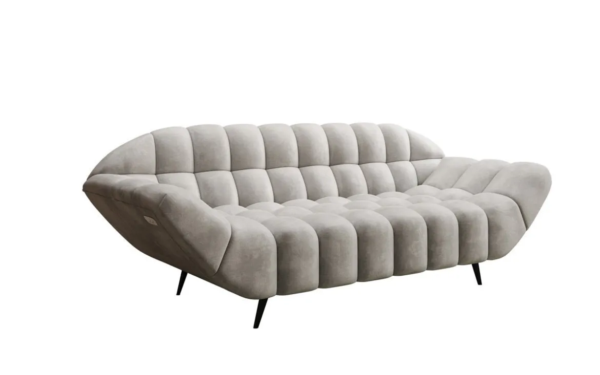 Designer 2 Sitzer Sofa Amora in Samt