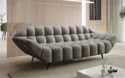 Designer 3 Sitzer Sofa Amora in Samt