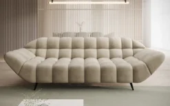 Designer 3 Sitzer Sofa Amora in Samt