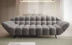 Designer 3 Sitzer Sofa Amora in Samt