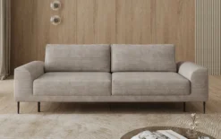 Designer 3 Sitzer Sofa Bloom in Cord mit Schlaffunktion und Stauraum