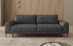 Designer 3 Sitzer Sofa Bloom in Cord mit Schlaffunktion und Stauraum