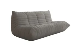 Designer 3 Sitzer Sofa Calmo in Teddy Bouclé