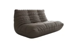 Designer 2 Sitzer Sofa Calmo in Echtleder