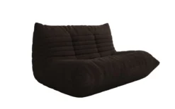 Designer 2 Sitzer Sofa Calmo in Teddy Bouclé