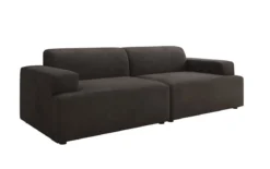 Designer 3 Sitzer Sofa Monza in Samt