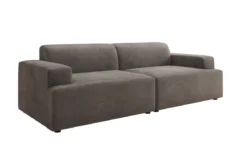 Designer 3 Sitzer Sofa Monza in Samt