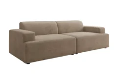 Designer 3 Sitzer Sofa Monza in Samt