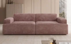 Designer 3 Sitzer Sofa Monza in Cord