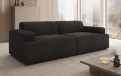 Designer 3 Sitzer Sofa Monza in Cord