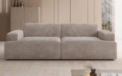 Designer 3 Sitzer Sofa Monza in Cord
