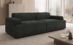 Designer 3 Sitzer Sofa Monza in Cord