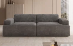 Designer 3 Sitzer Sofa Monza in Cord